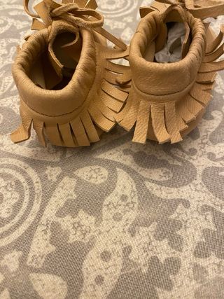 Sapatos Tocoto Vintage Pele Tamanho 17