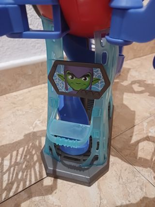 playset aracnocuartel central spidey