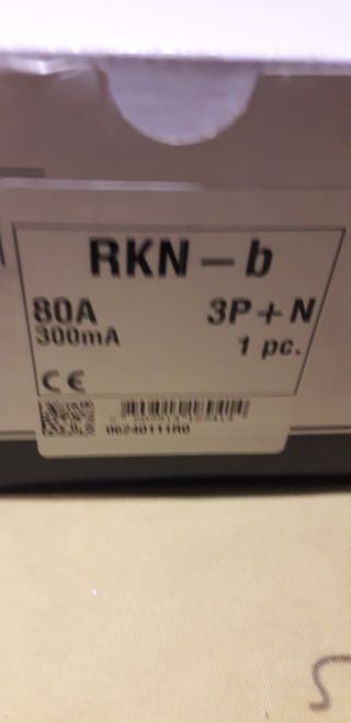 Interruptor RKN-b 80A 3P+N