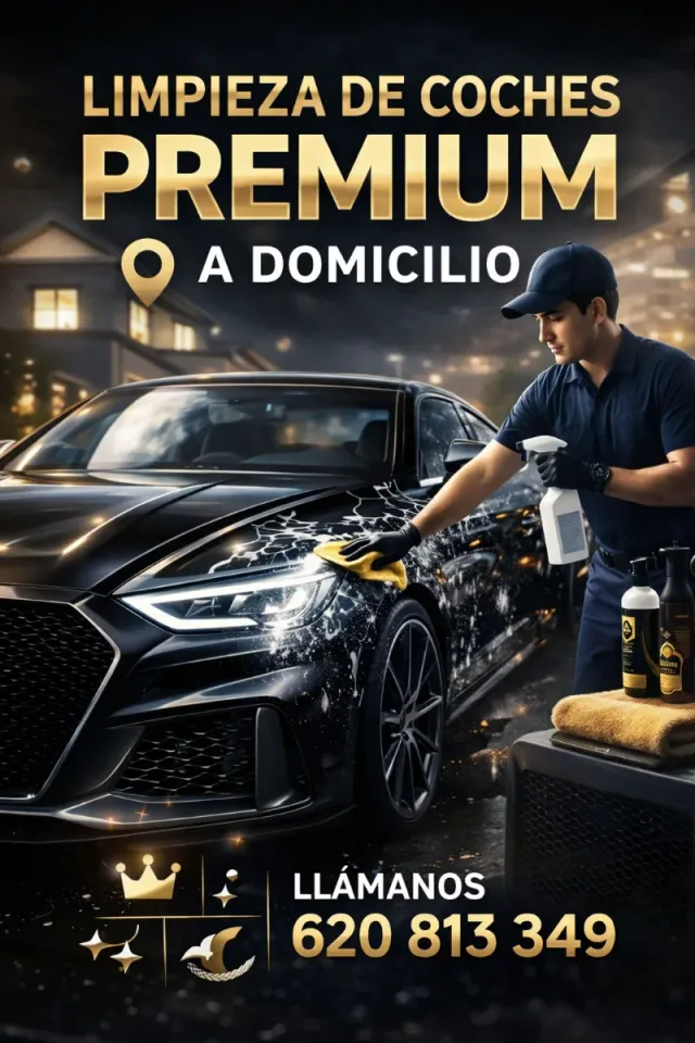 Limpieza de vehículos a domicilio