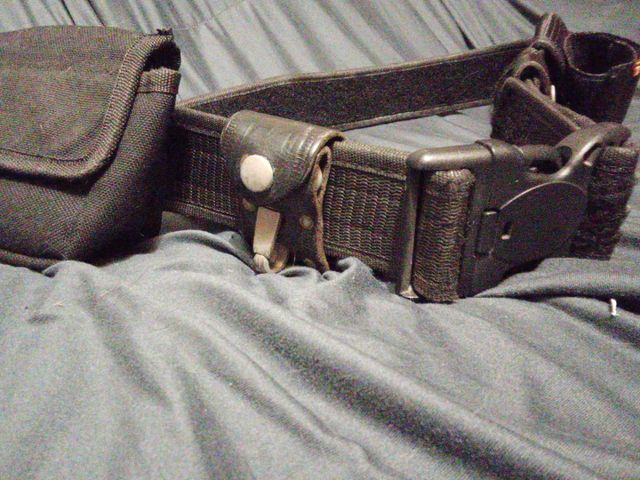 Cinturón Vigilante Seguridad Privada Completo