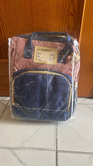 Maleta Bebe Rosa y Azul