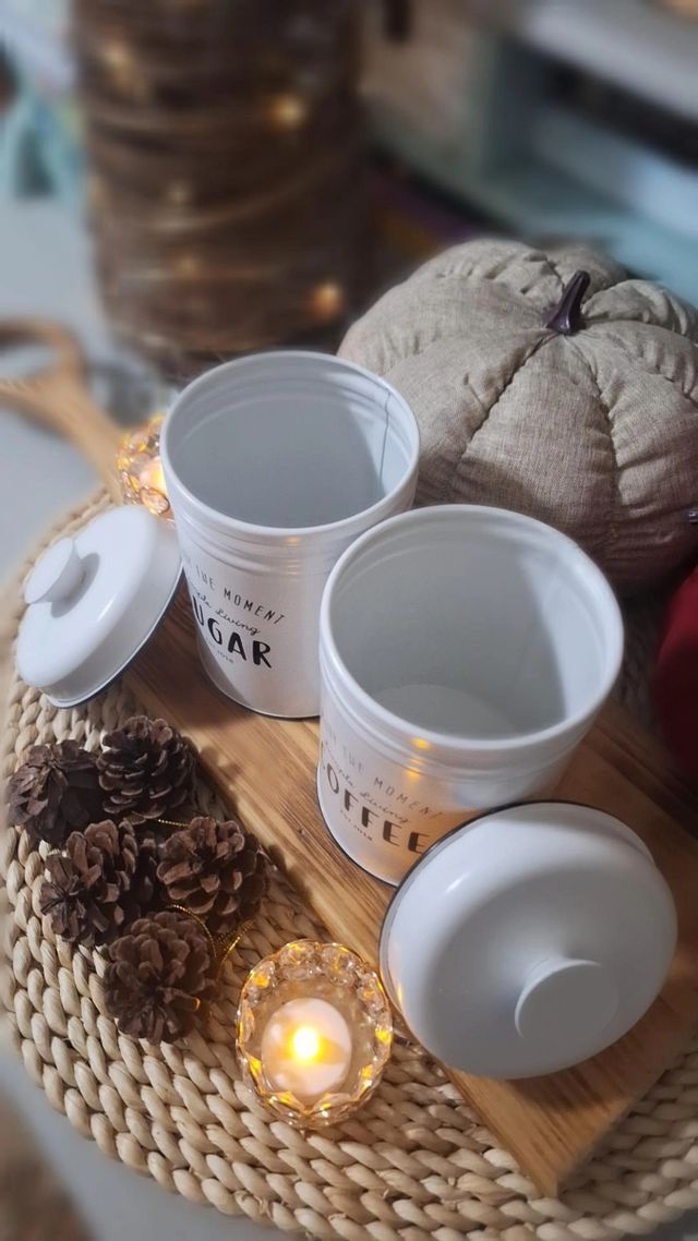 Botes de cocina vintage Sugar y Coffee