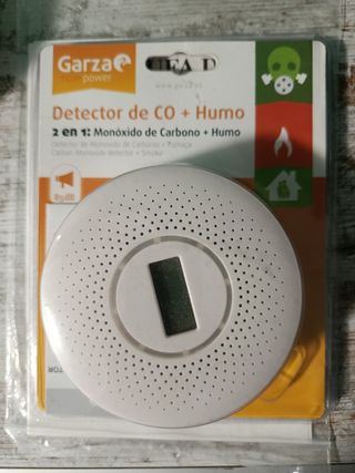 Estufa de gas + bombona +  medidor CO2 y humo 