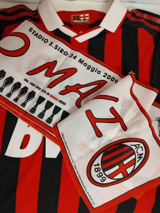 Maglia AC Milan Maldini 2008-2009 Match Issue