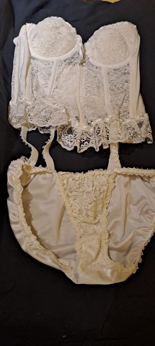Conjunto Lenceria Donna Morgan Blanco