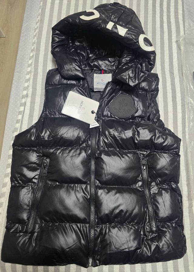 Chaleco Moncler Mujer Negro Talla M