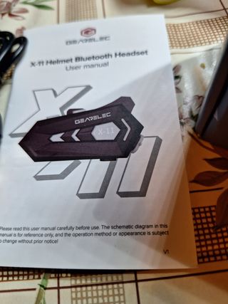 Intercomunicador Bluetooth Gearelec con Luces