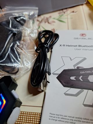 Intercomunicador Bluetooth Gearelec con Luces