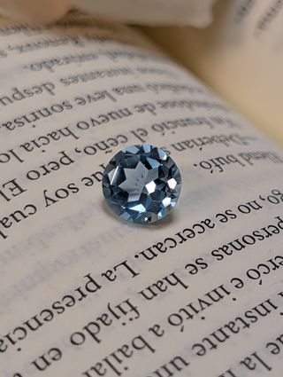 Aguamarina Natural Azul