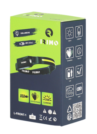 Lanterna frontal LED Cob 350 lm + XPE 90 lm