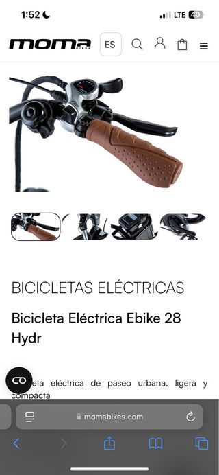 Bicicleta eléctrica moma