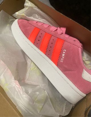 Tenis Adidas Campus Rosa Neón
