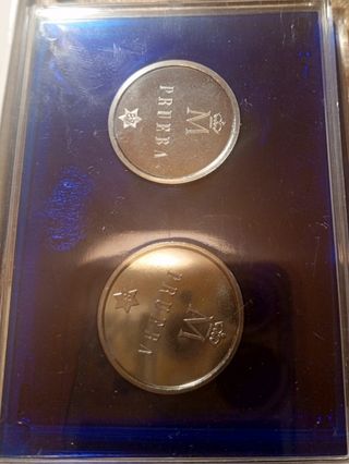 Estuche XXV Aniversario boda Reyes España  1987