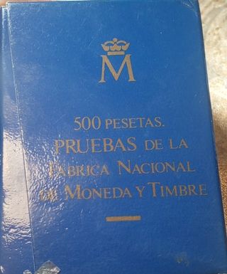 Estuche XXV Aniversario boda Reyes España  1987