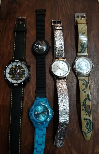 Lote de 5 relojes