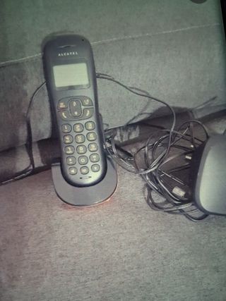 Teléfono Inalámbrico Alcatel Negro