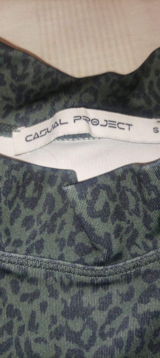 Crop top deportivo animal print