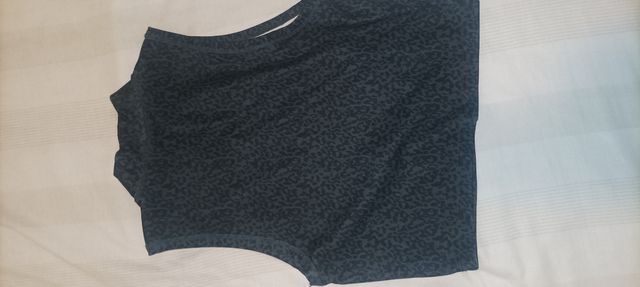 Crop top deportivo animal print