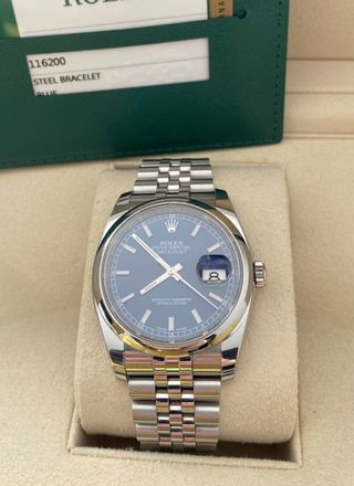 Rolex Datejust 116200 Acero Azul 2013 Fullset
