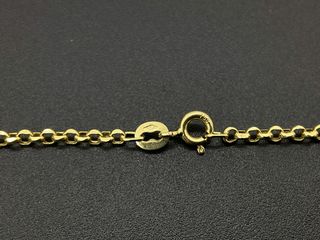 cadena oro 18k 25cm