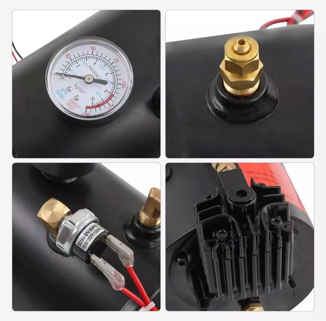 Compressore Ad Aria 12V - 150PSI - 3L per Veicoli