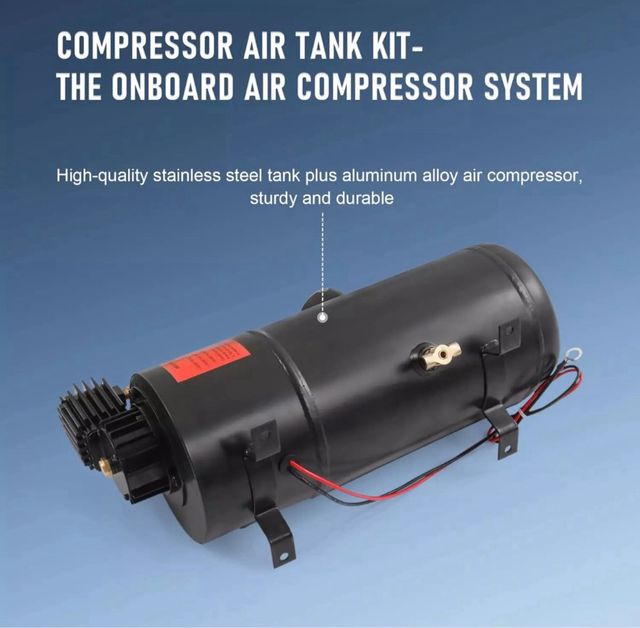 Compressore Ad Aria 12V - 150PSI - 3L per Veicoli