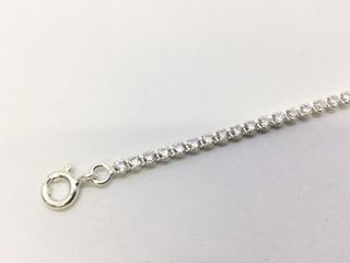 pulsera plata 925mm con piedra con circonita