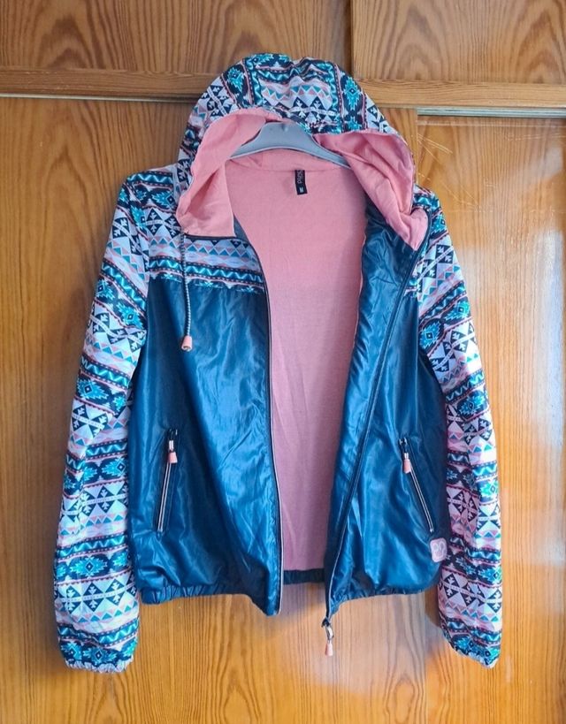 Chaqueta Cortavientos Estampada