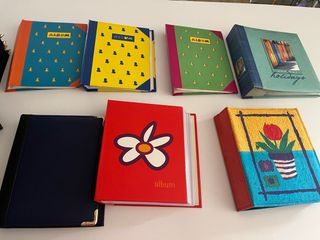 Lote de 6 álbumes de fotos