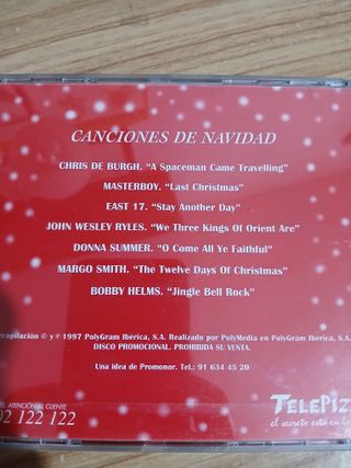 CD Canciones de Navidad Telepizza