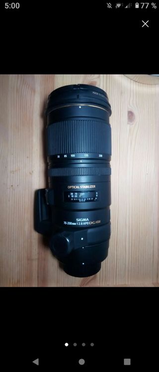 Sigma 70-200mm Teleobjetivo