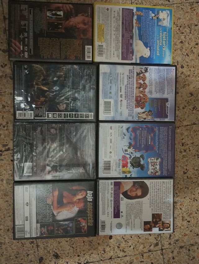 Lote 6 Películas DVD Variadas