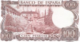 4 Billetes 100 Pesetas Manuel de Falla Sin Circula