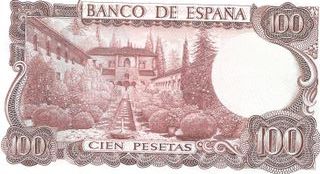 4 Billetes 100 Pesetas Manuel de Falla Sin Circula