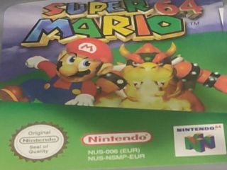 Cartucho Super Mario 64 Nintendo 64