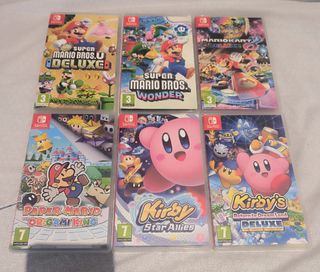 🇪🇸 Juegos Nintendo Switch: Mario y Kirby