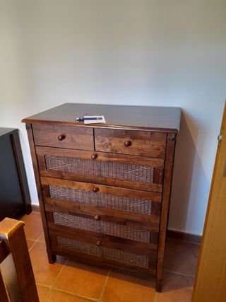 Conjunto Cama + Armario + 2 Comodas