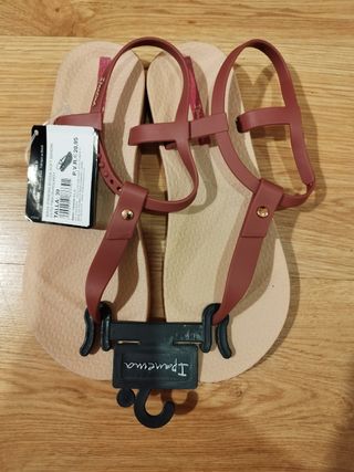 Sandalias Ipanema Talla 39 Rosa/Burdeos