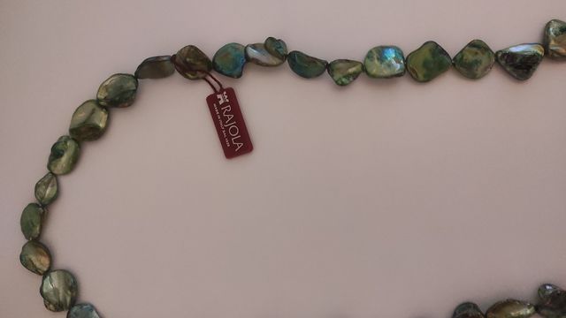 Collana lunga Rajola verde