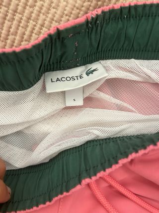 Bañador Lacoste Rosa
