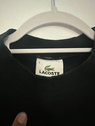 Camiseta Lacoste Vintage Negra