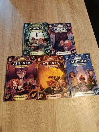 Libros Athenea y los elementos (5 tomos)