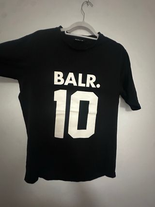 Camiseta BALR. 10 vintage Negra
