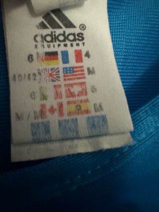 Camiseta sin mangas Adidas vintage azul