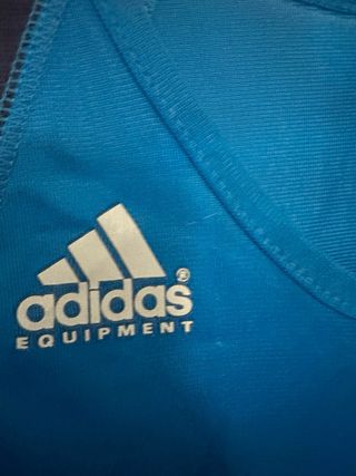 Camiseta sin mangas Adidas vintage azul