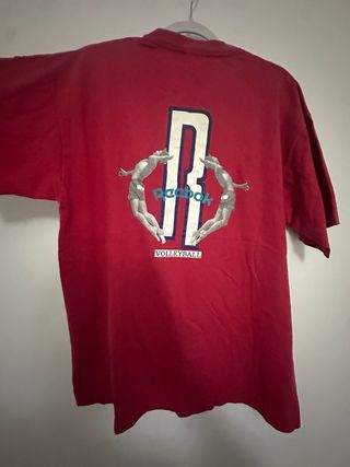 Camiseta Reebok Vintage Roja Volleyball