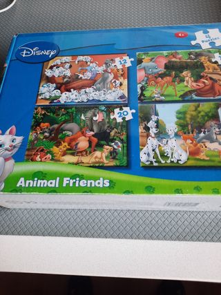 Puzzle Disney Animal Friends 4 en 1