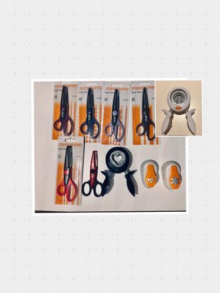 Pack Tijeras y Taladradoras Fiskars Manualidades