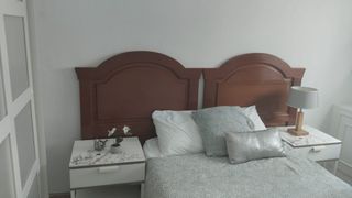 Cabecero de cama de madera